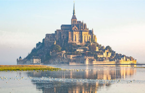 Остров-замок Мон-Сен-Мишель (Mont Saint Michel) — Франция | Место № 2 Остров-замок Мон-Сен-Мишель (Mont Saint Michel) — Франция | Место № 2