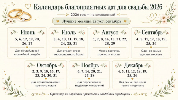 Гид по свадебным приметам для невесты и жениха: что можно и нельзя делать, выбор даты, погода и обряды