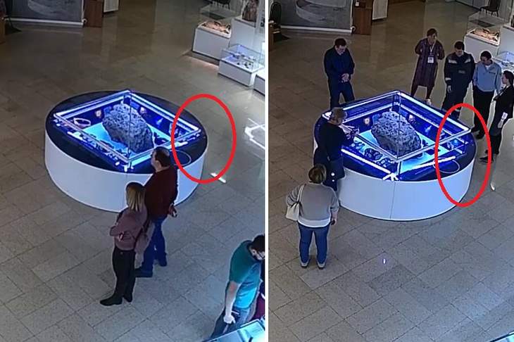 Аномалия в музее: Сам собой начал двигаться купол знаменитого челябинского метеорита 