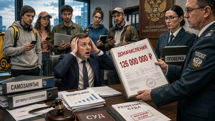 Как бизнесмен хотел сэкономить на налогах, наняв самозанятых, и попал на огромные доначисления