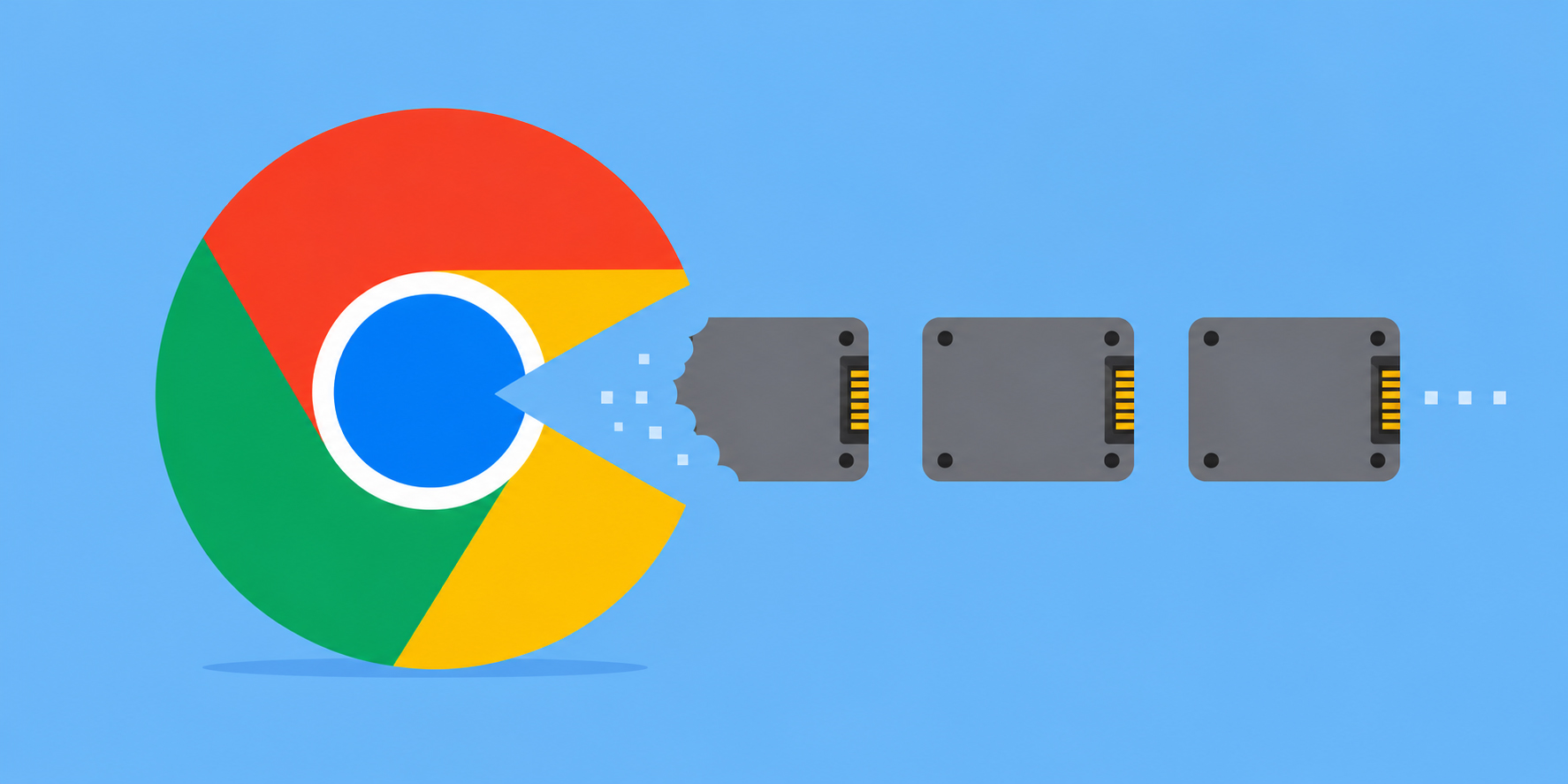 Chrome стал самовольно «откусывать» 4 ГБ памяти для работы ИИ — вот как его остановить Chrome стал самовольно «откусывать» 4 ГБ памяти для работы ИИ — вот как его остановить