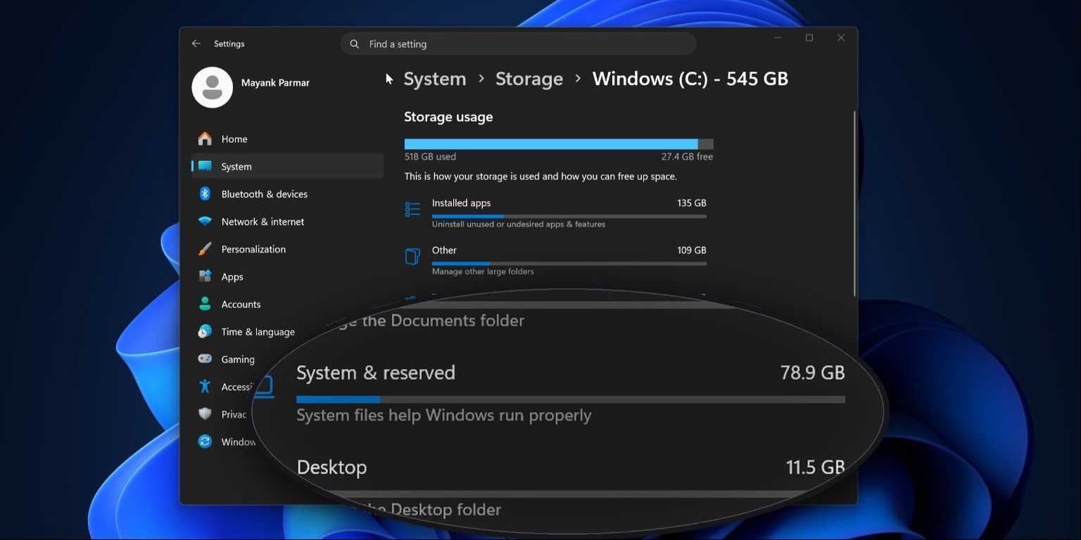 Microsoft признала ошибку в&nbsp;Windows 11, которая потребляет до 500 ГБ памяти